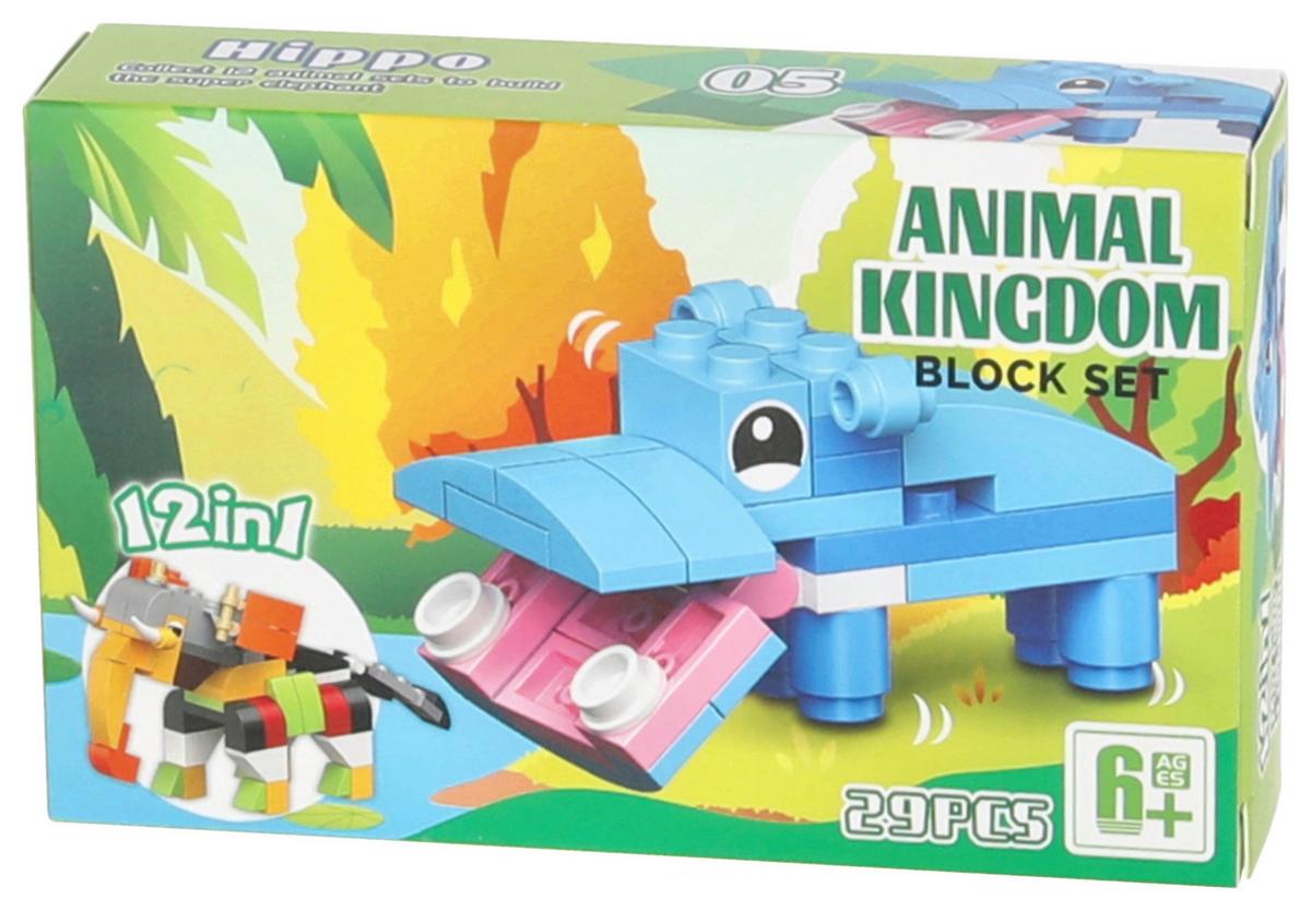 Bausteine Zootiere - Blau/Dunkelgrau, Basics, Kunststoff (12,5/7/3cm)