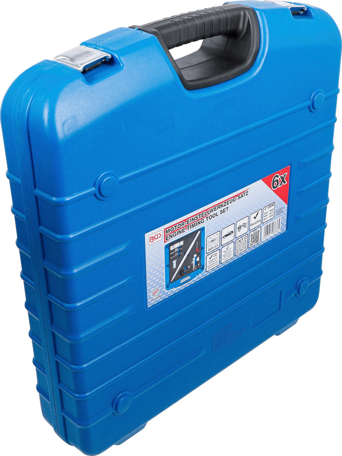 Motor-Einstellwerkzeug-Satz 8836 - Blau/Schwarz, Basics (41,4/39,8/8,7cm)