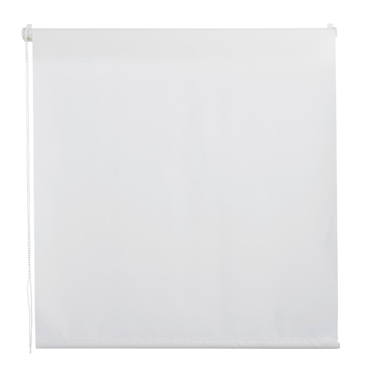 Rollo Win Weiß B: 75 cm - Weiß, Design, Kunststoff/Textil (75/160cm) - Homeware