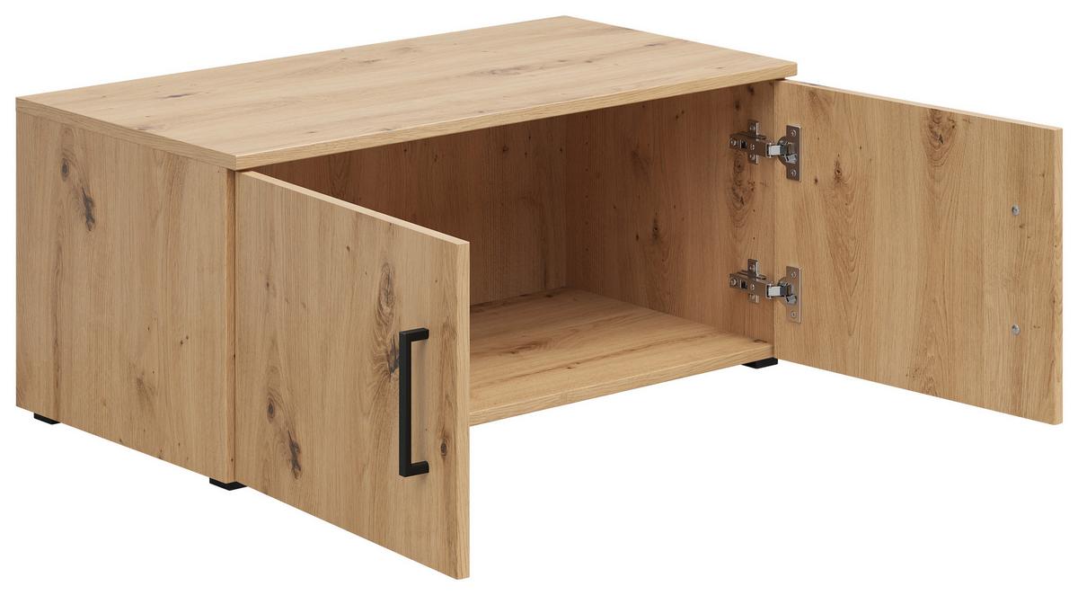 NADSTAVEC NA SKRIŇU Multistauraum - čierna/dub artisan, Modern, kompozitné drevo/plast (80/35/40cm)