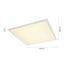 Led Stropná Lampa Cornelius Meo - biela, Moderný, plast (59,5/59,5/8cm) - Premium Living Led Stropná Lampa Cornelius Meo - biela, Moderný, plast (59,5/59,5/8cm) - Premium Living