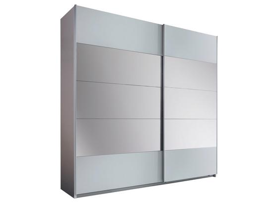 Schwebetürenschrank Penta B:215cm Weiß Dekor/spiegel - Weiß, MODERN, Glas/Holzwerkstoff (215/210/60cm) Schwebetürenschrank Penta B:215cm Weiß Dekor/spiegel - Weiß, MODERN, Glas/Holzwerkstoff (215/210/60cm)