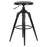 Barová stolička čierna - čierna, Trend, kov (53/72/53cm) - MID.YOU