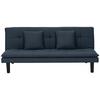 Schlafsofa Oslo - Blau/Schwarz, Basics, Textil (180/79/91cm) - P & B