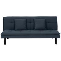 Schlafsofa Oslo - Blau/Schwarz, Basics, Textil (180/79/91cm) - P & B