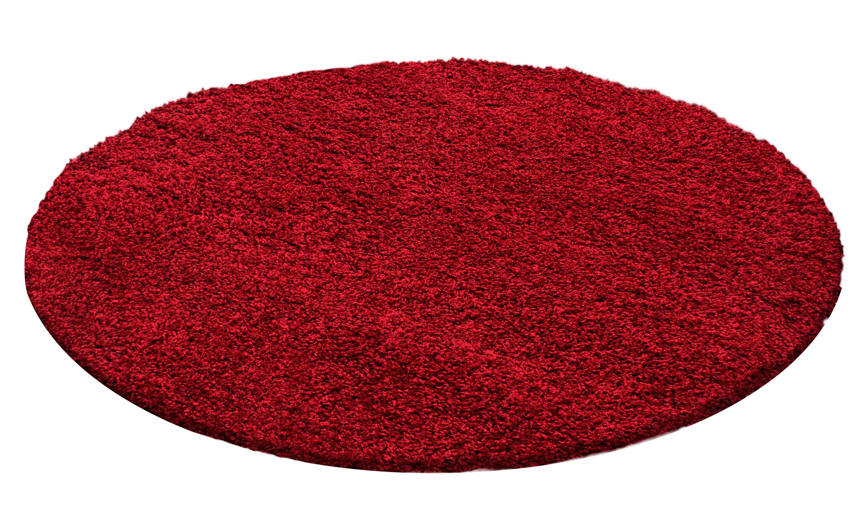 Hochflorteppich Life rot