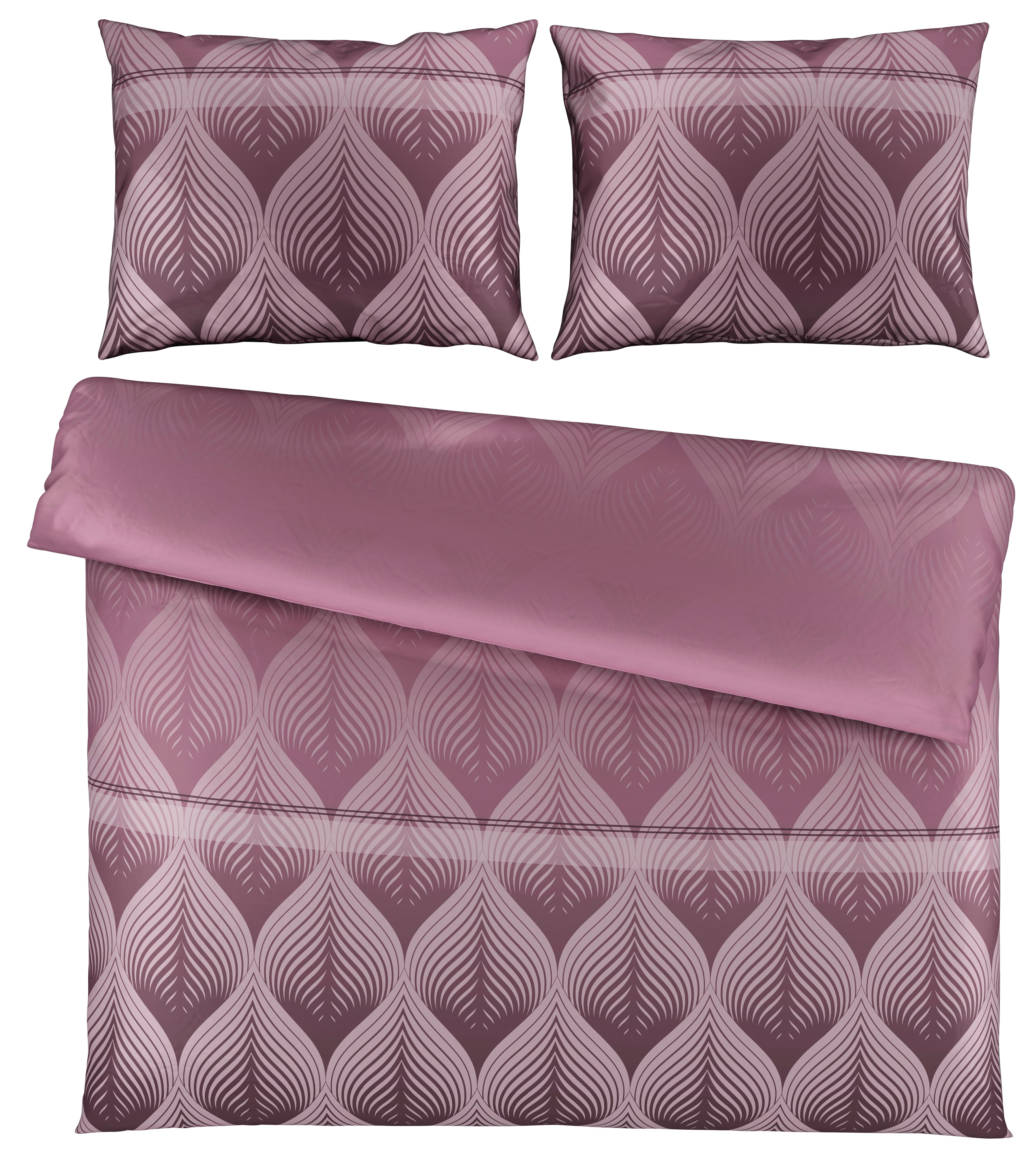 Povlečení Domps, 70/90 200/220cm - světle fialová, Moderní, textil (200/220cm) - Modern Living