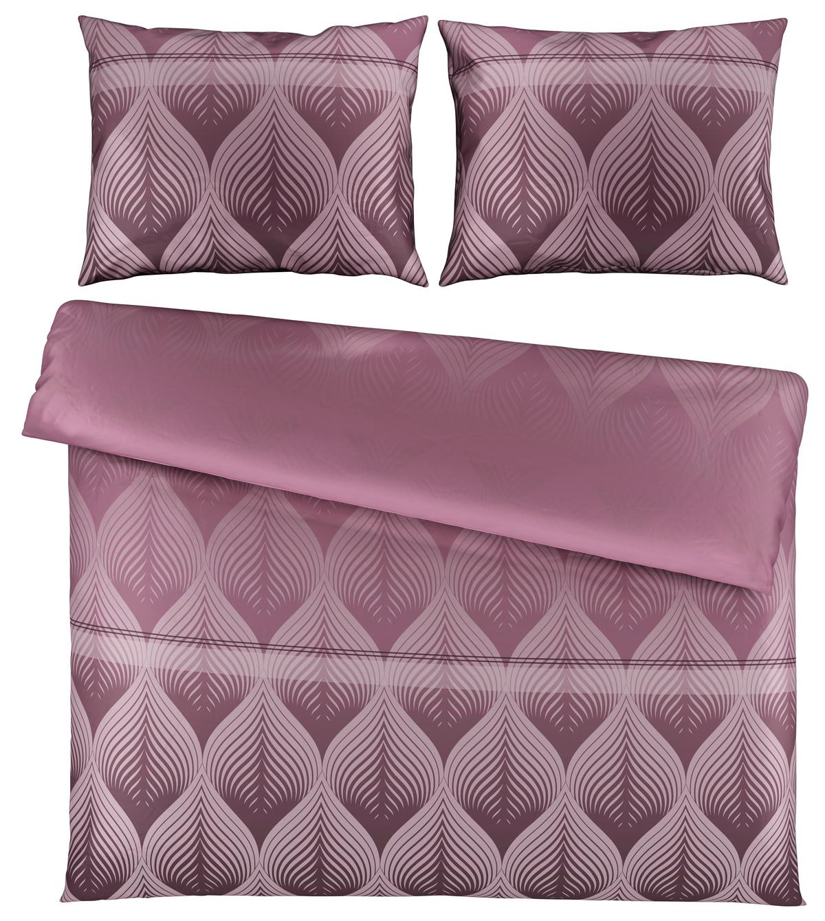Povlečení Domps, 70/90 200/220cm - světle fialová, Moderní, textil (200/220cm) - Modern Living