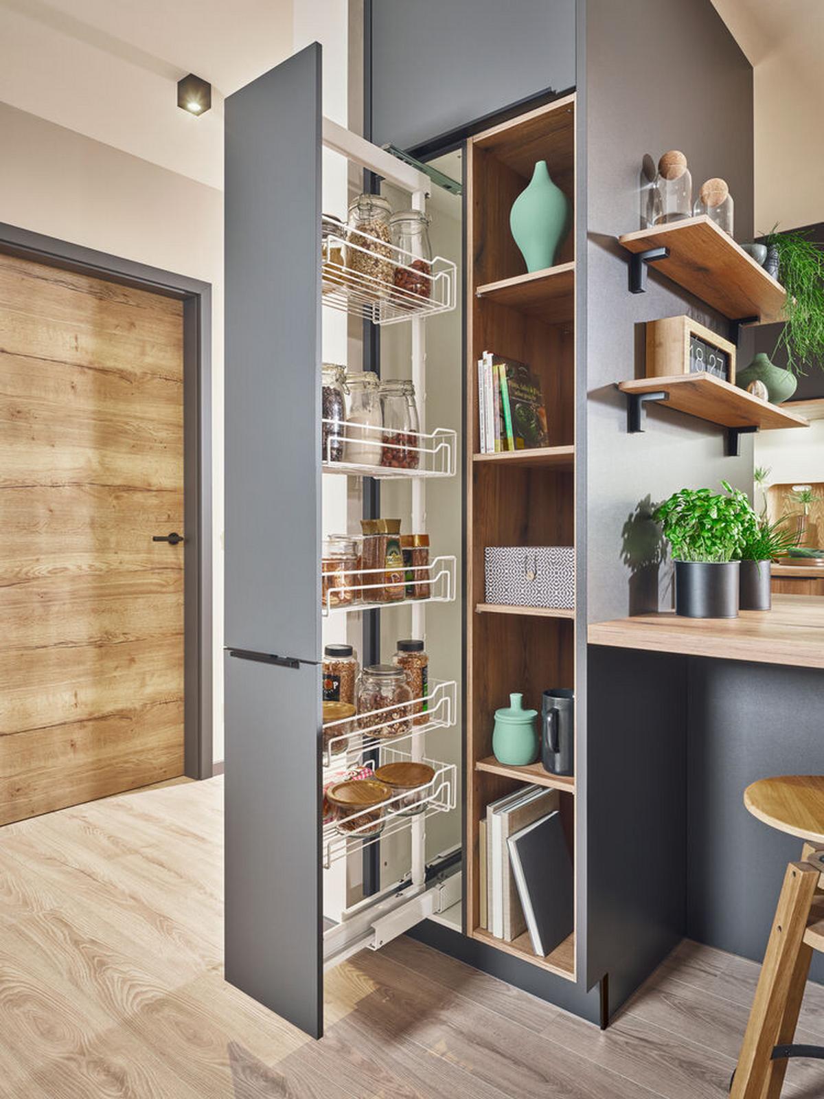 Einbauküchen Pn 210 Frei Planbar Modernes Design - Holzwerkstoff - Pino