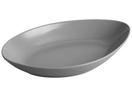 Servírovací Tanier Y - sivá, Moderný, keramika (30,5/19,5/4,5cm) - Premium Living Servírovací Tanier Y - sivá, Moderný, keramika (30,5/19,5/4,5cm) - Premium Living