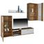 Wohnwand Lido - Eichefarben/Schwarz, MODERN, Glas/Holzwerkstoff (235/190/38cm) Wohnwand Lido - Eichefarben/Schwarz, MODERN, Glas/Holzwerkstoff (235/190/38cm)