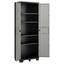 Kunststoffschrank Gear Hoch 68/182/39 cm - Dunkelgrau/Hellgrau, Basics, Kunststoff (68/182/39cm) - Keter Kunststoffschrank Gear Hoch 68/182/39 cm - Dunkelgrau/Hellgrau, Basics, Kunststoff (68/182/39cm) - Keter