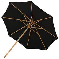 Sonnenschirm Cerox L/B: 270x250 cm Schwarz - Schwarz, KONVENTIONELL (270/250cm) - Gardenson