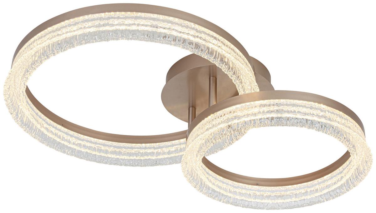 LED-Deckenleuchte Jessi - Cappuccino, Kunststoff/Metall (41,5/62/14,5cm) - Luca Bessoni