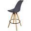 Barhocker Candy Stoff Anthrazit - Anthrazit/Naturfarben, MODERN, Holz/Textil (49/113,5/56cm) - Ombra Barhocker Candy Stoff Anthrazit - Anthrazit/Naturfarben, MODERN, Holz/Textil (49/113,5/56cm) - Ombra