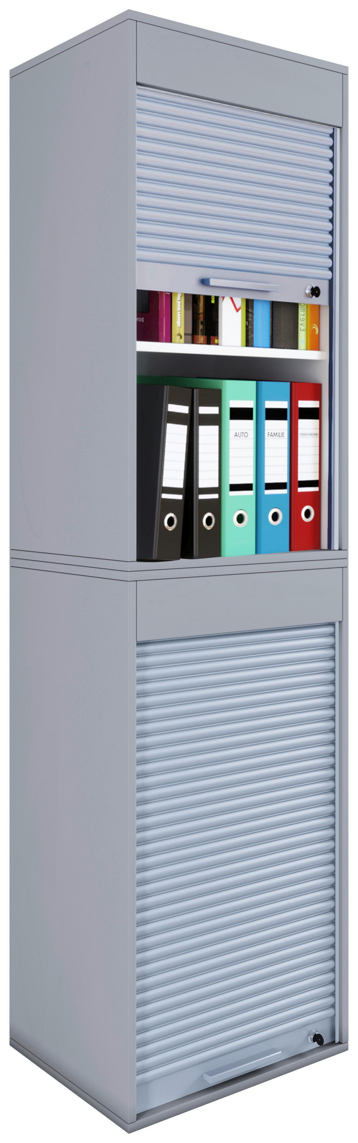 Aktrenschrank Aktos Xl Grau B: 50 Cm - Grau, MODERN, Holzwerkstoff/Kunststoff (50/186/40cm) - MID.YOU