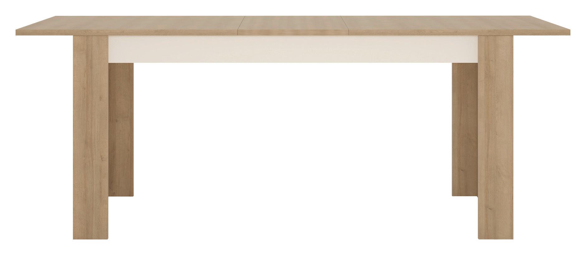Kihúzható Étkezőasztal Lyon Hell 160-200/76,6 Cm - Modern, faalapú anyag (160-200/76,6/90cm)
