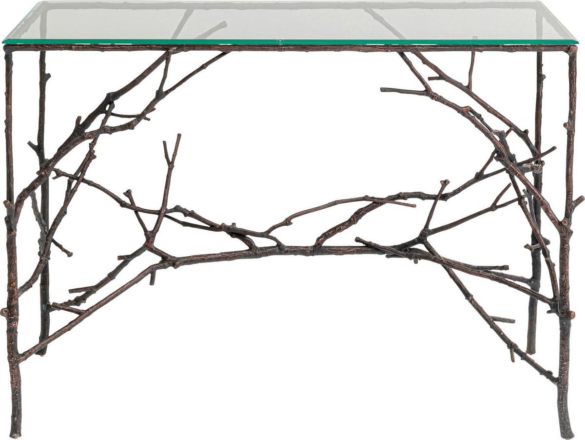 Konsolentisch Tree Branch B: 49 Cm - Trend, Glas/Metall (105/49/79cm) - Kare-Design