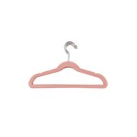 Kinderkleiderbügel Frieda, 10-Set, Samt - Blau/Rosa, KONVENTIONELL, Kunststoff/Metall (34,5/21/0,5cm) - Homezone