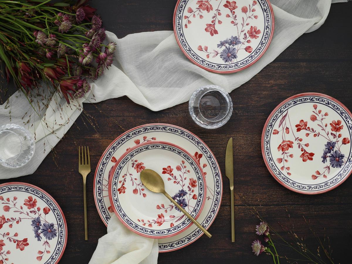 Tafelservice Cottage Multicolor 18--Teilig - Multicolor, Basics, Keramik - Creatable