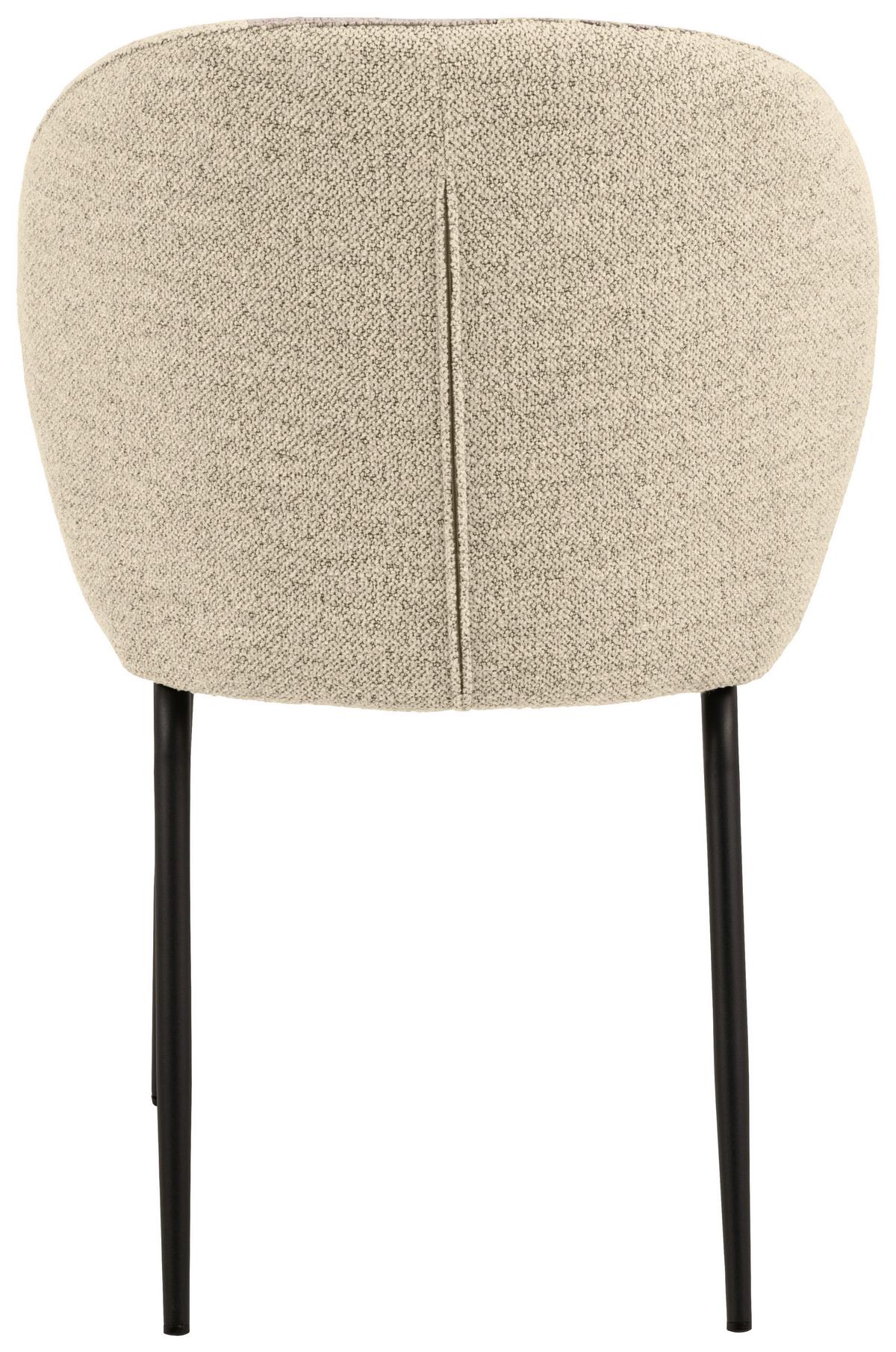 Stolička Patricia béžová - čierna/krémová, Modern, kov/textil (52/85/57,5cm) - MID.YOU