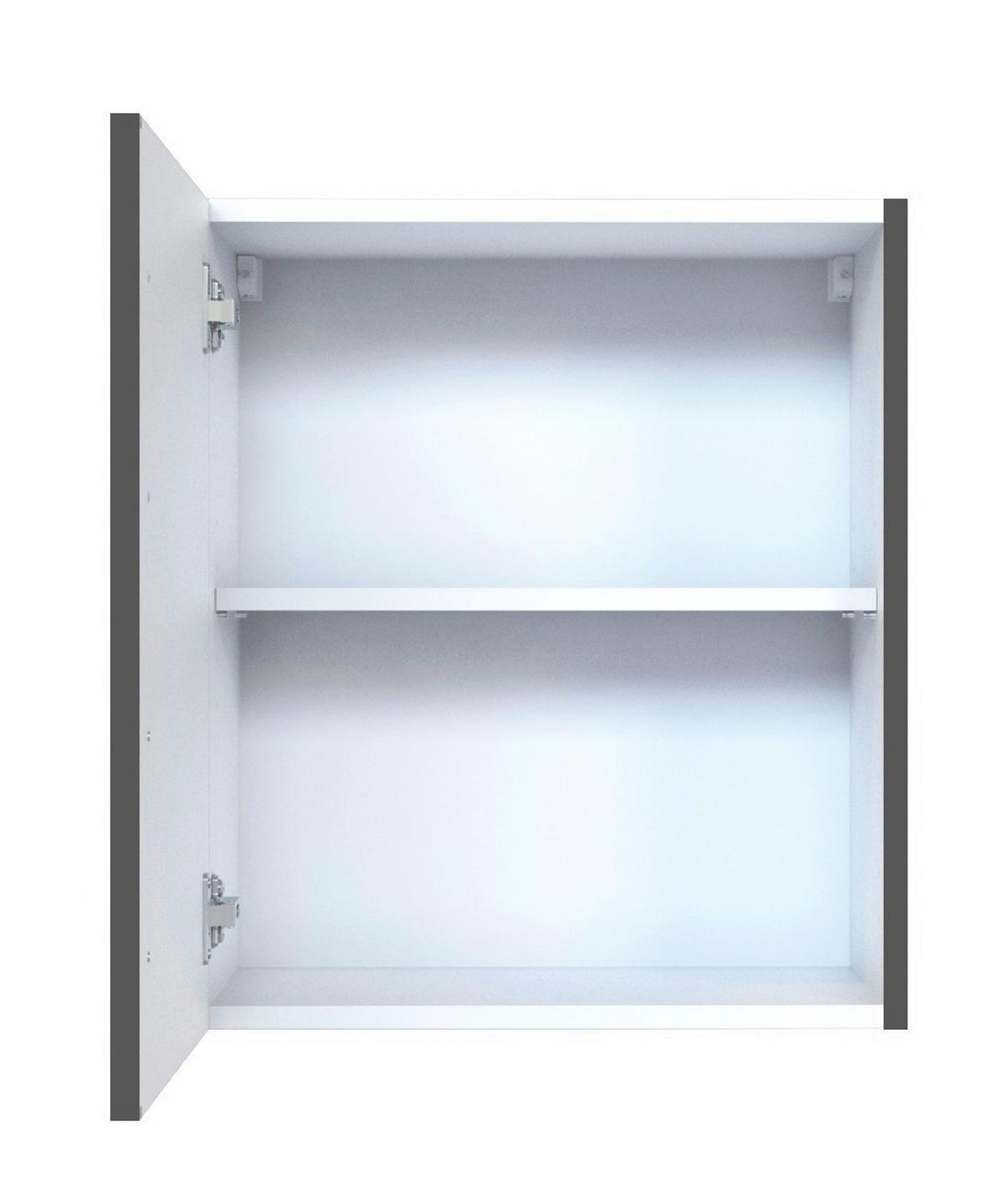 Küchenoberschrank Mailand Graphitfarben B: 50 cm - Graphitfarben, MODERN, Holzwerkstoff (50/57/34cm) - Held