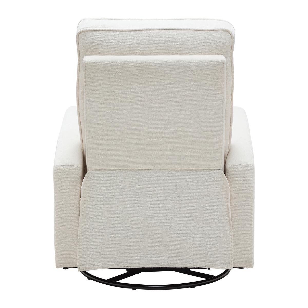 Relaxačné kreslo MELINDA, béžová tkanina, max. 140 kg - čierna/béžová, Konventionell, kov/drevo (76/103/96cm) - Mömax