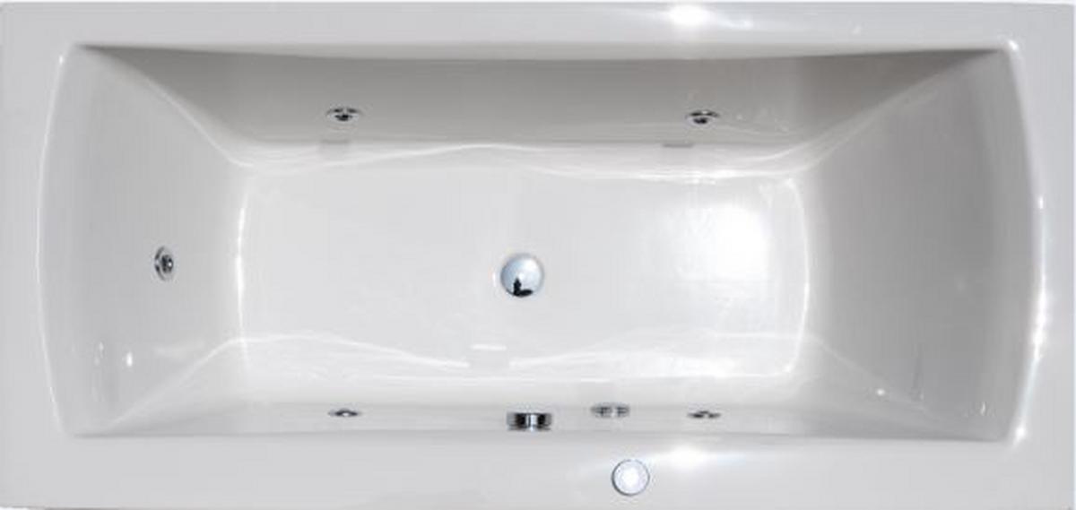 Whirlpool Badewanne Orient Bxhxt 80x47x170 Cm Mit 5 Düsen - Weiß, Basics (80/47/170cm)