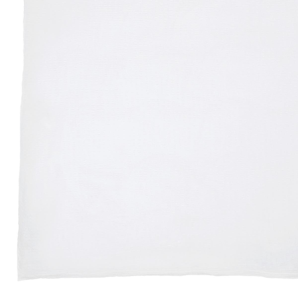 Seersucker Bettwäsche 140x200 cm Milena Baumwolle Weiß - Weiß, KONVENTIONELL, Textil (140/200cm) - Luca Bessoni