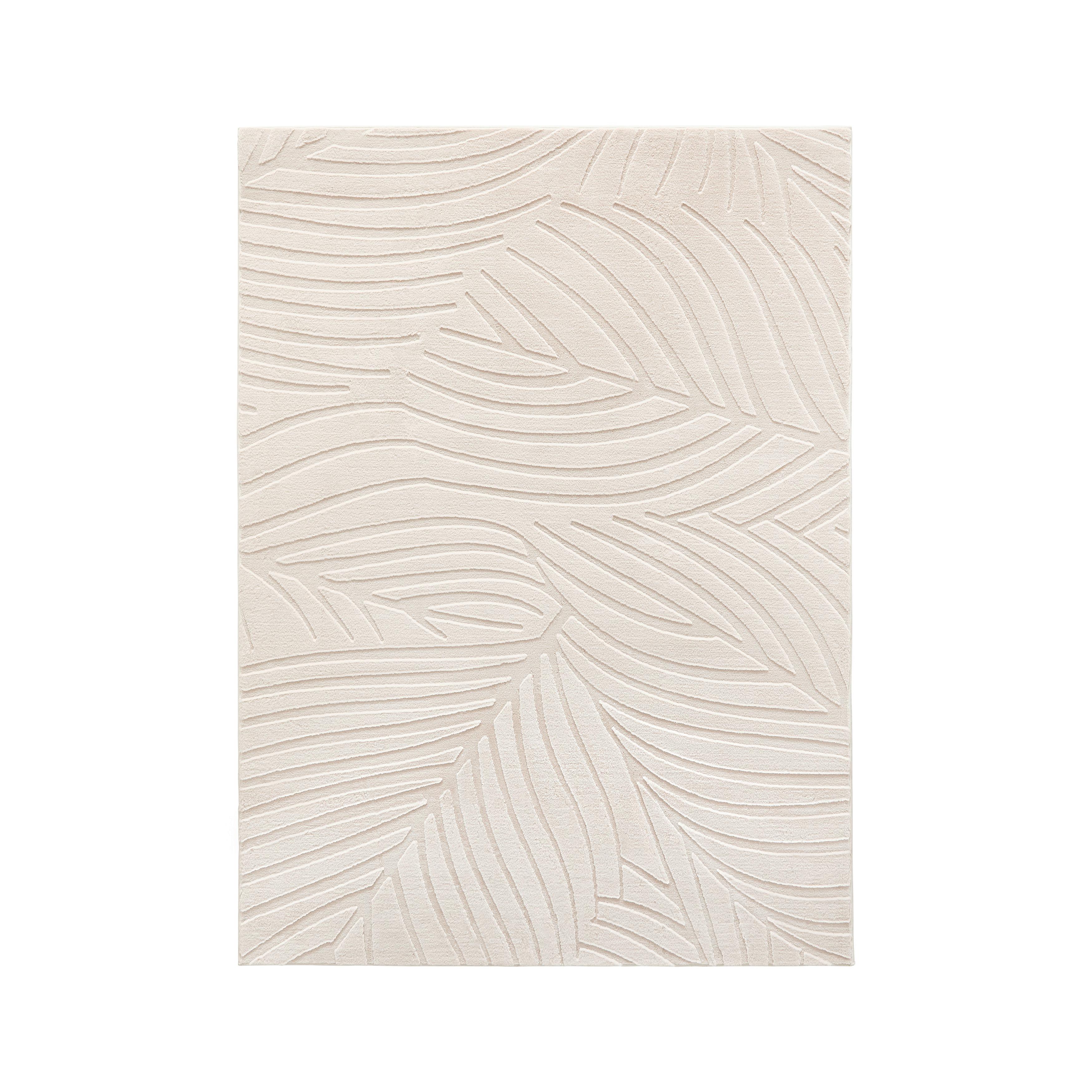 KOŽEŠINOVÝ KOBEREC BLATTA 3 - béžová, Konvenční, textil (160/220cm) - Mömax