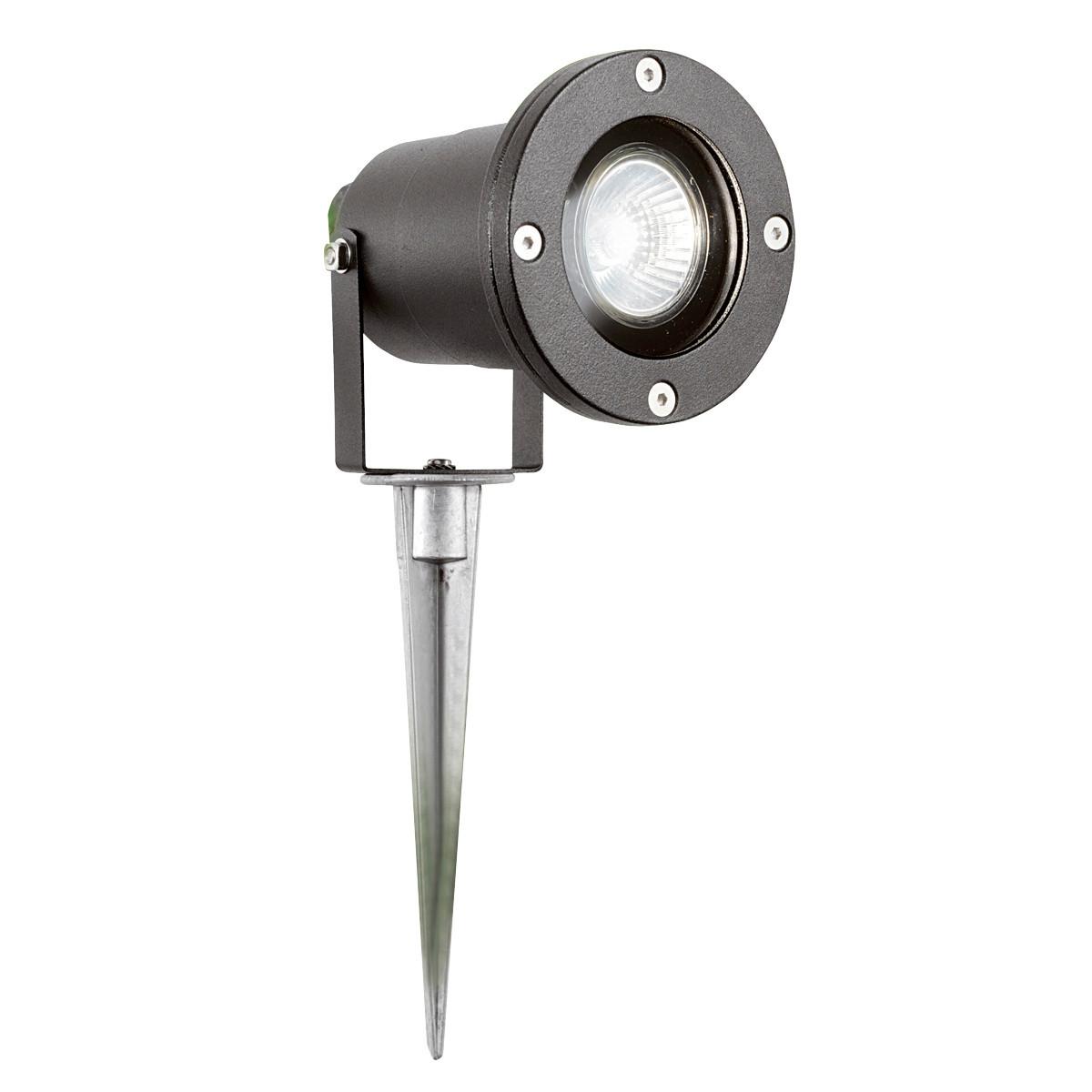 LED-AUSSENLEUCHTE 5001BK-LED - Schwarz, Basics, Glas/Metall (10/29/13cm)