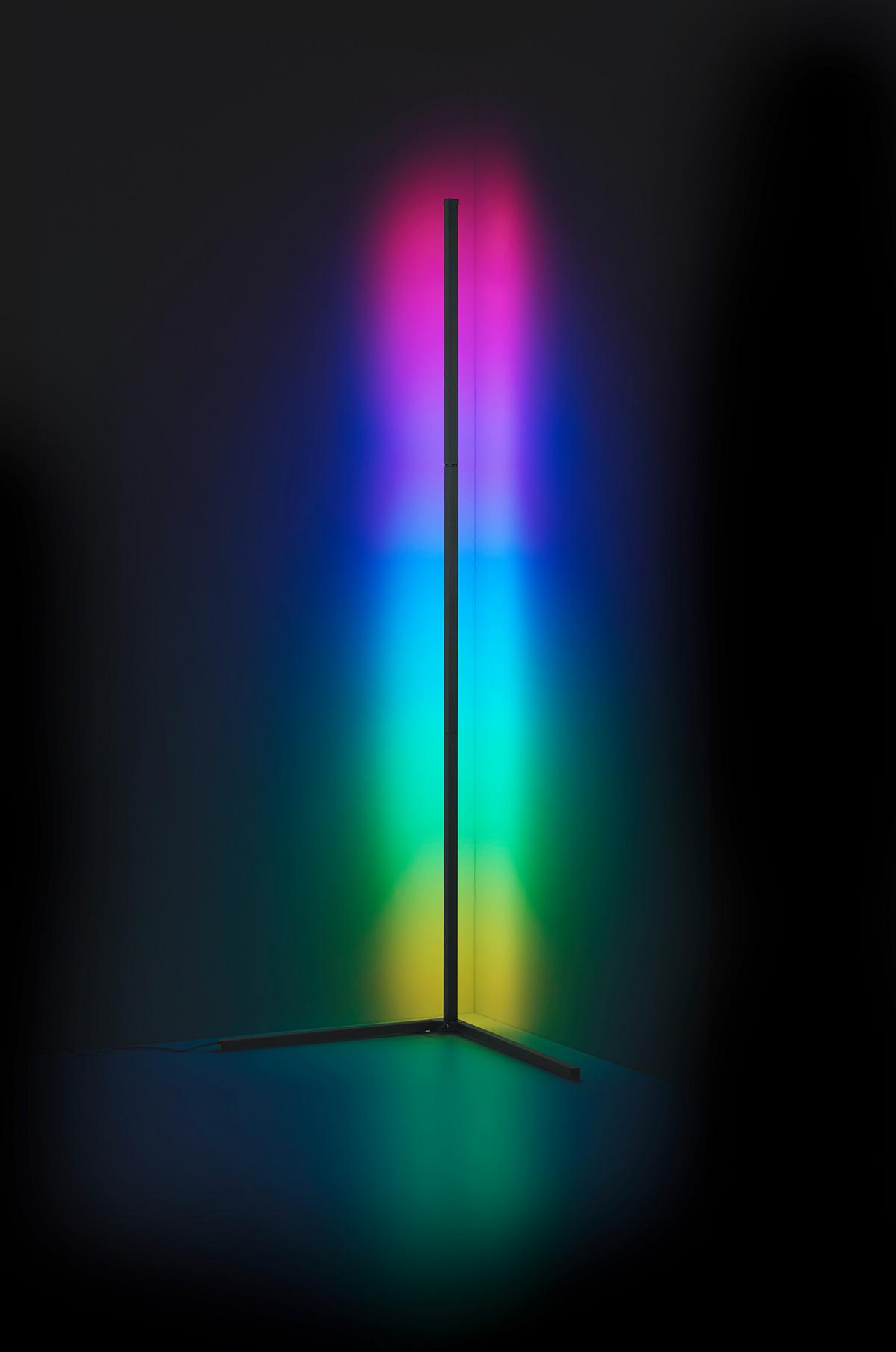 Led-stehleuchte R45721102 Level - Schwarz, Trend, Metall (43/141cm)
