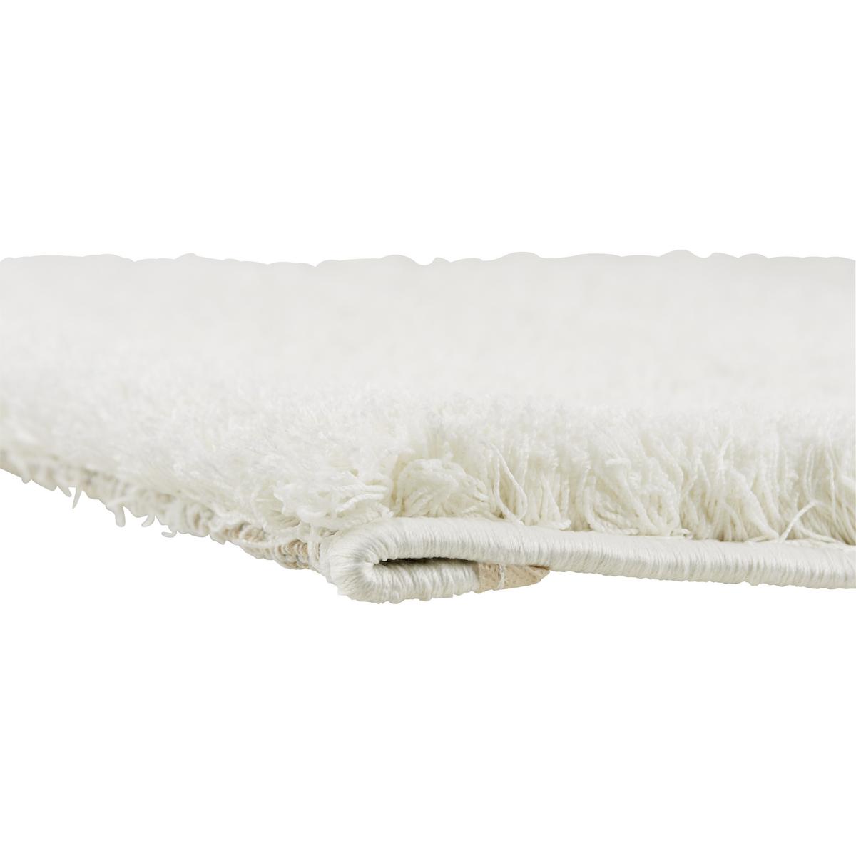 SHAGGY KOBEREC Stefan 1, 80/150cm, bílá - bílá, Moderní, textil (80/150cm) - Mömax