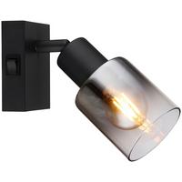 BODOVÉ SVÍTIDLO RUDIO - černá, Moderní, kov/sklo (7/16cm) - Mömax