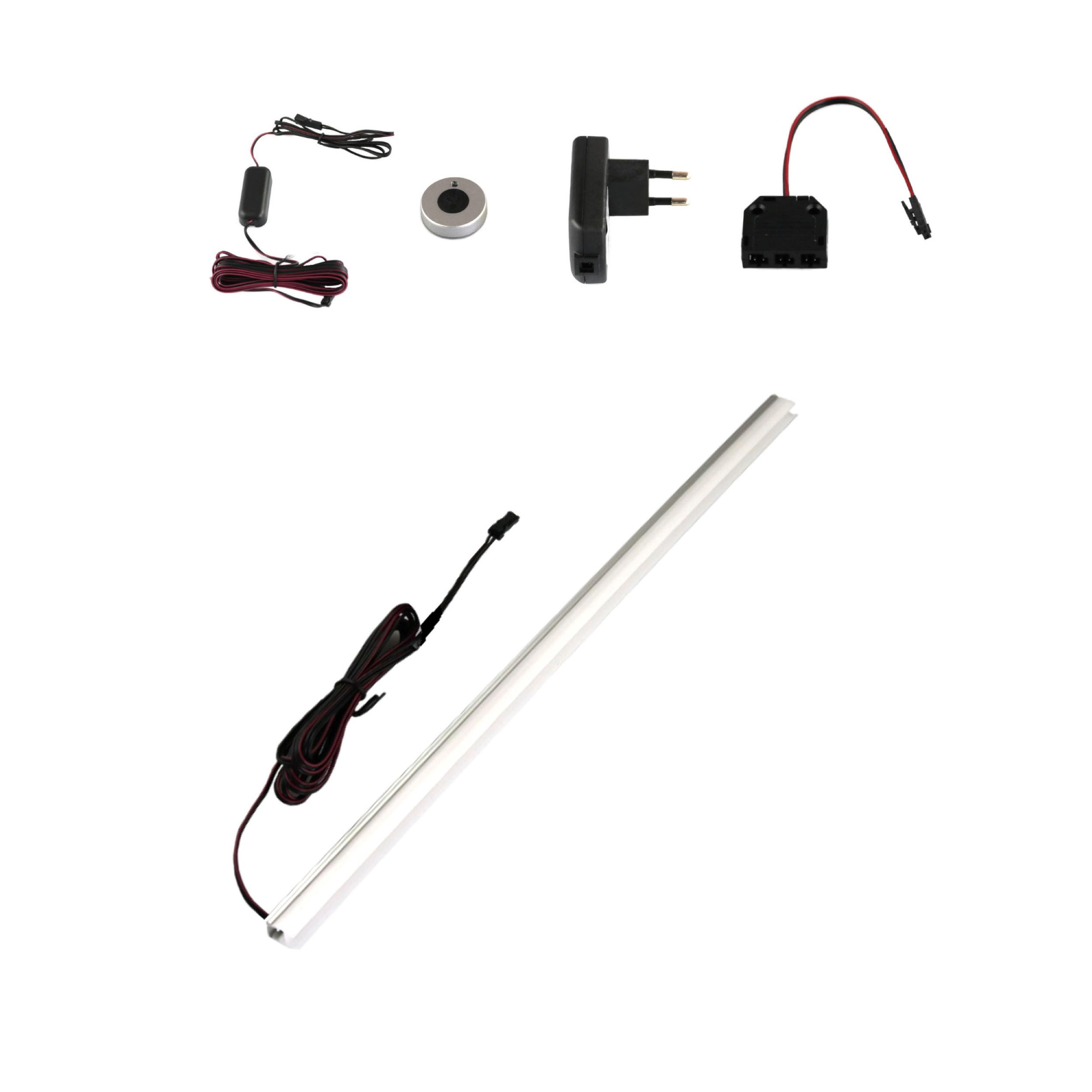Lichtleistenset Lichtschiene - Basics, Kunststoff (40cm) - MID.YOU