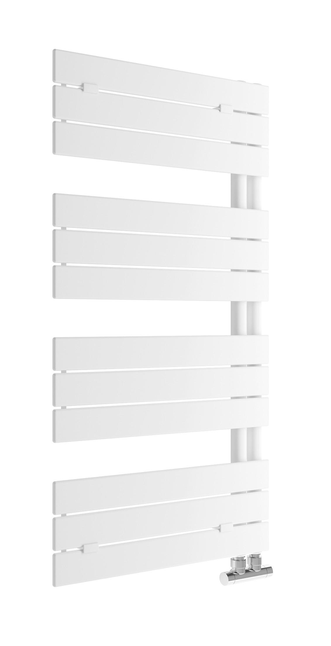 Handtuchtrockner Arezzo B/H: 60x113 cm Gerade 500 Watt - Weiß, Basics, Metall (60/113cm) - Sanotechnik