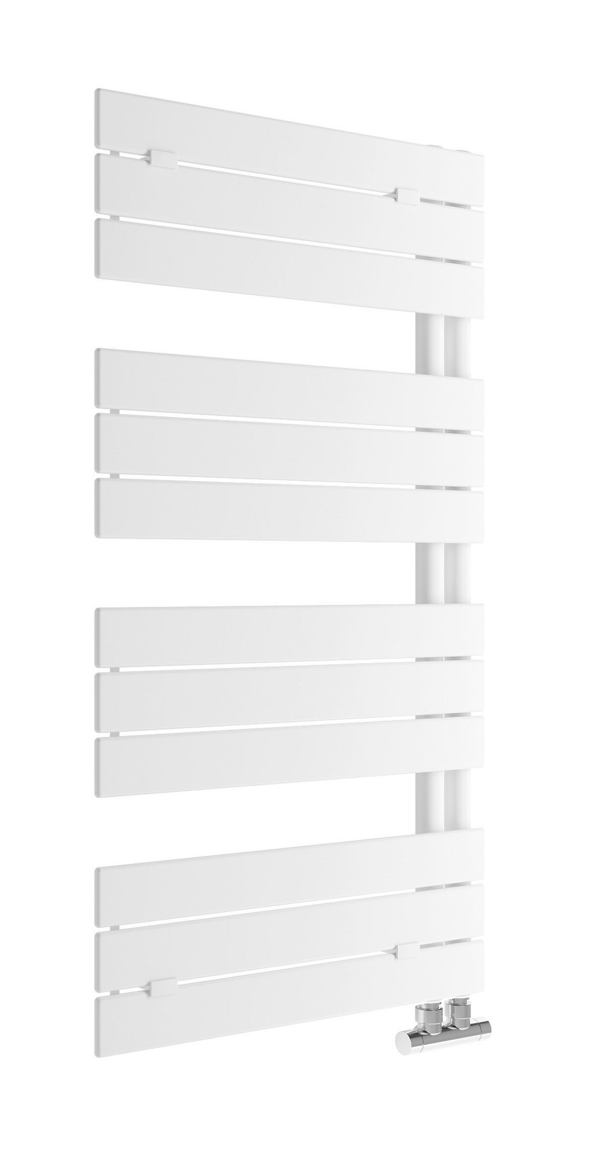 Handtuchtrockner Arezzo B/H: 60x113 cm Gerade 500 Watt - Weiß, Basics, Metall (60/113cm) - Sanotechnik