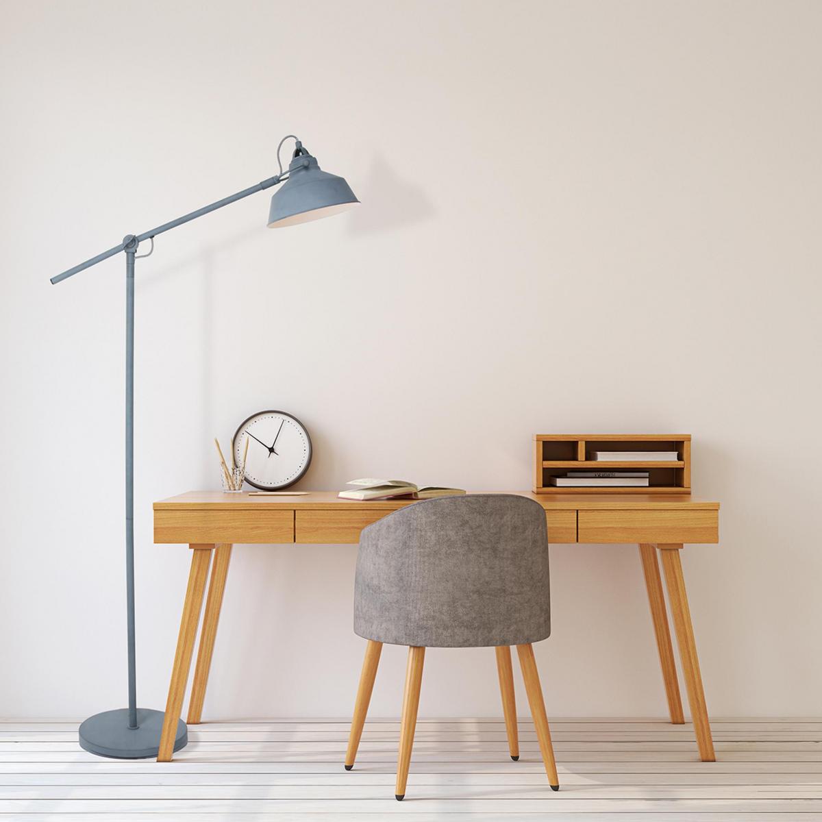 Bogenleuchte Nové - Grau, Trend, Metall (28/130/65cm)