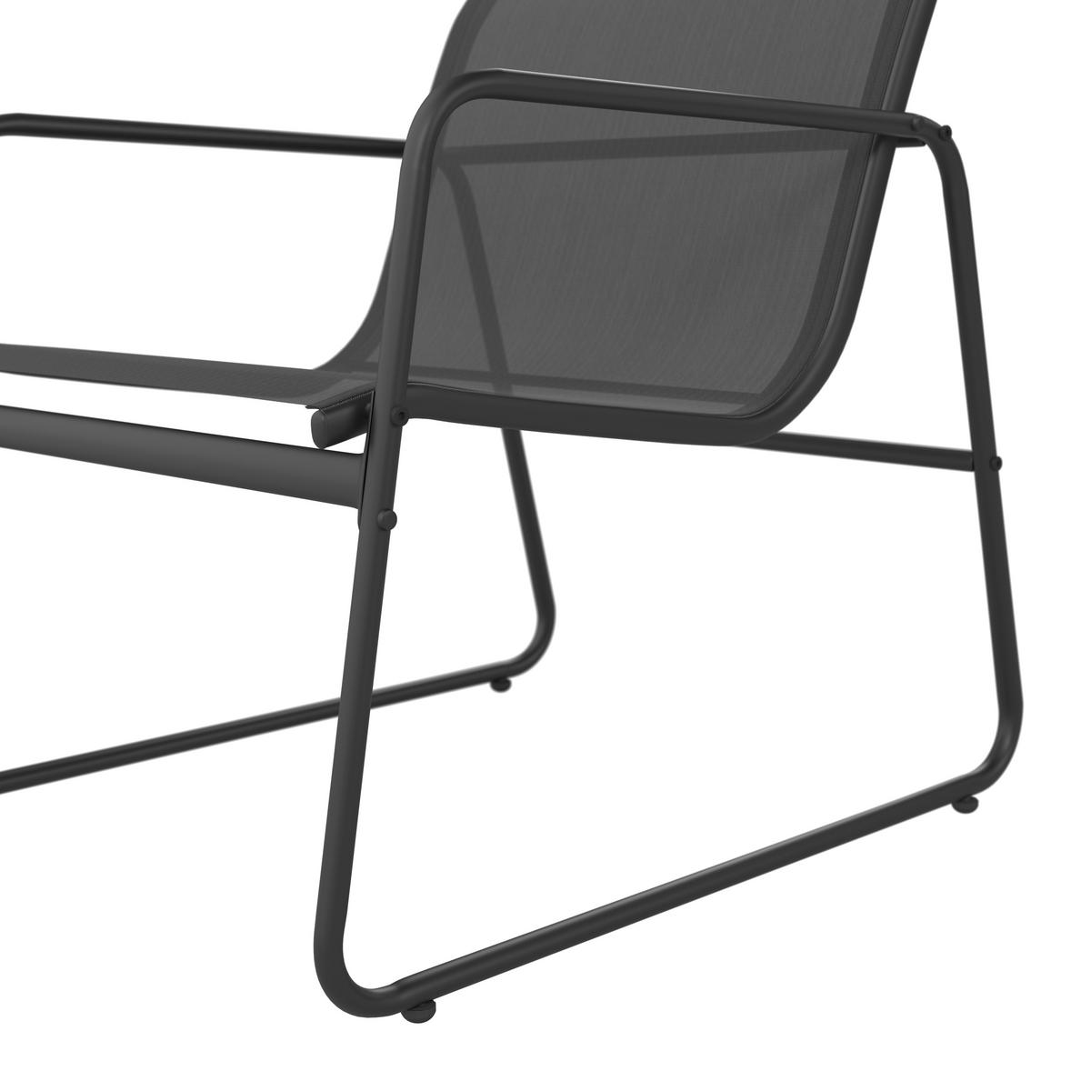 Loungegarnitur Porec - Grau, MODERN, Glas/Textil - Luca Bessoni
