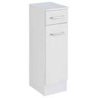 Unterschrank Riga Weiß B: 25 cm - Weiß, MODERN, Holzwerkstoff (25/84/35cm) - Held