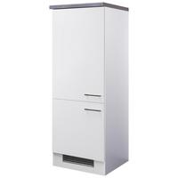 Skrinka na vstavané spotrebiče Neo biela - biela/farba ušľachtilej ocele, Modern, kov/kompozitné drevo (60/162/57cm) - FlexWell