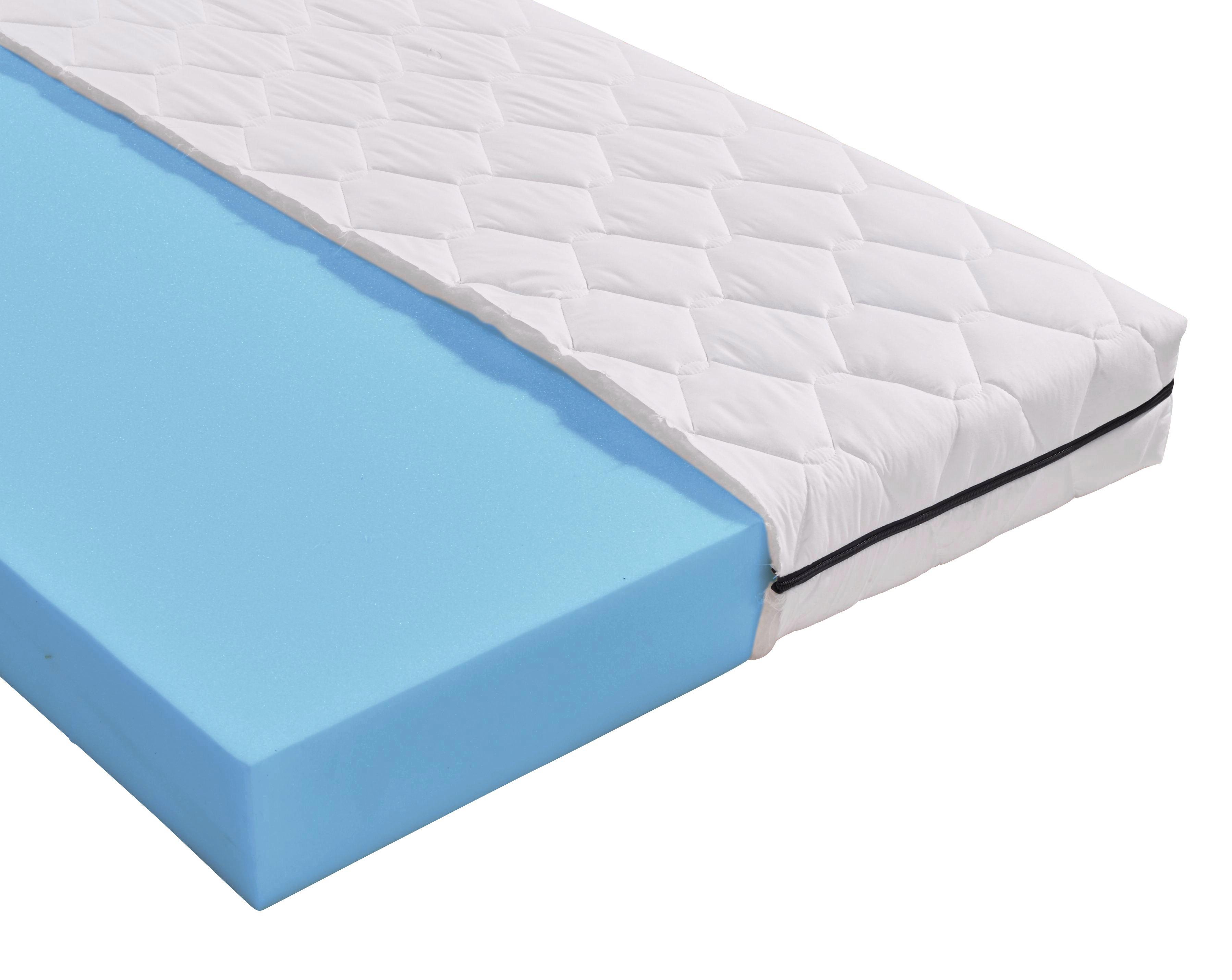 Komfortschaummatratze Base H2 90x200 - Weiß, MODERN, Textil (200/90cm) - Primatex