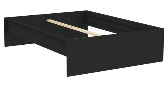 Bettrahmen Unit 140 - Anthrazit, KONVENTIONELL, Holzwerkstoff (205/155/47cm) - Ondega