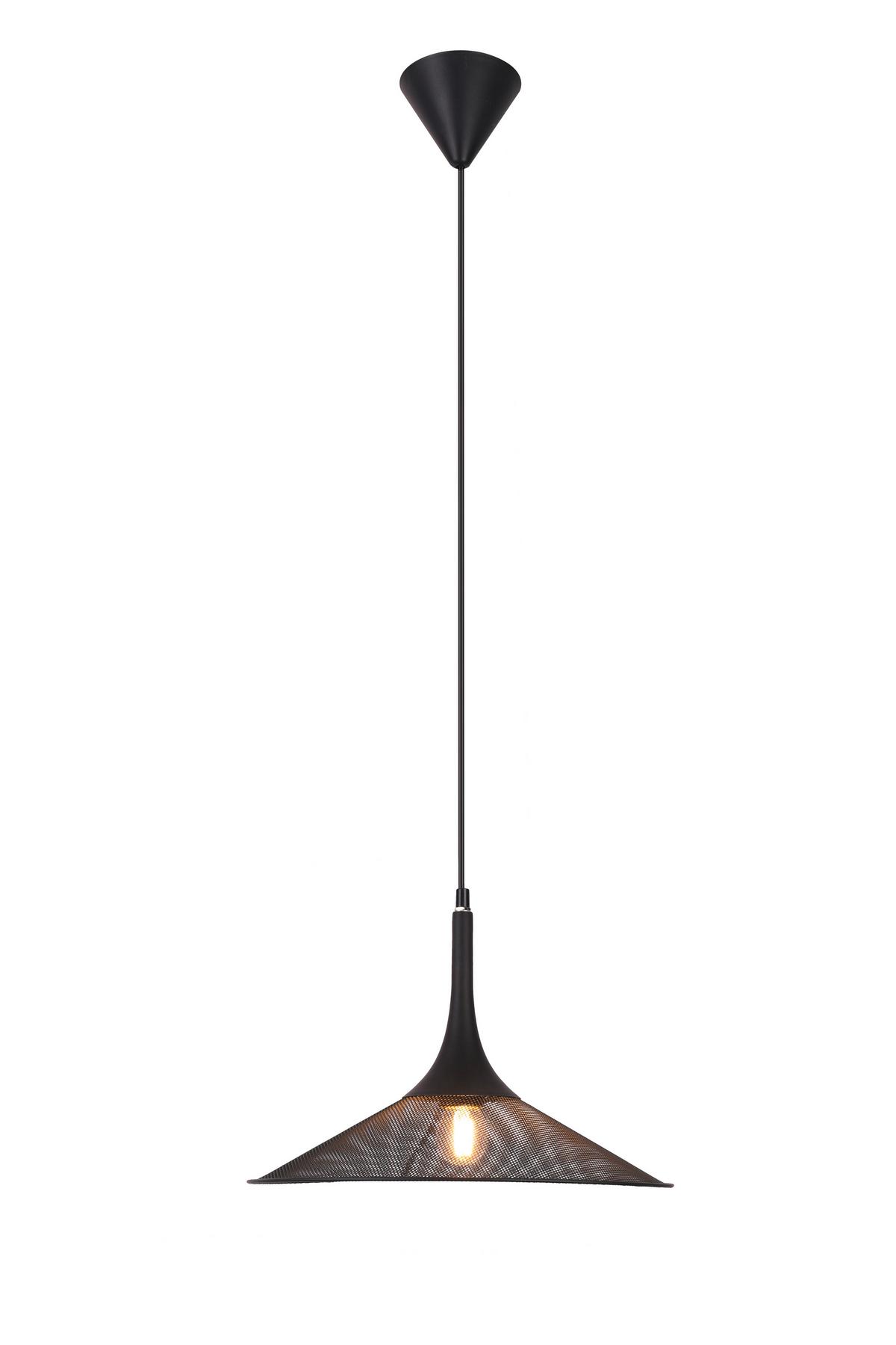 Pendelleuchte 50101205 Kiruna - Schwarz, Design, Metall (25/25/110cm)