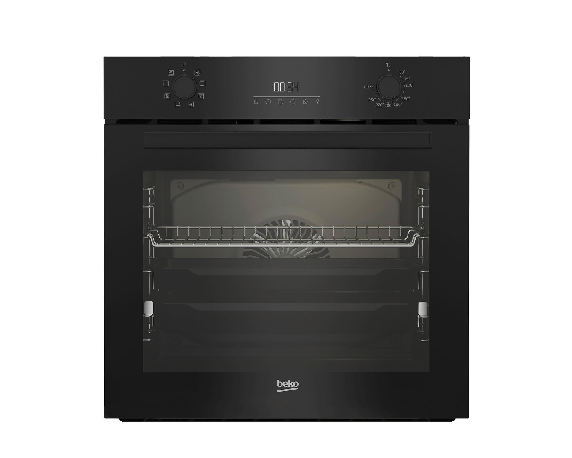 Einbaubackofen Bbir17300bcs             -Beko - Schwarz, MODERN, Glas (59,4/59,5/56,7cm) - Beko