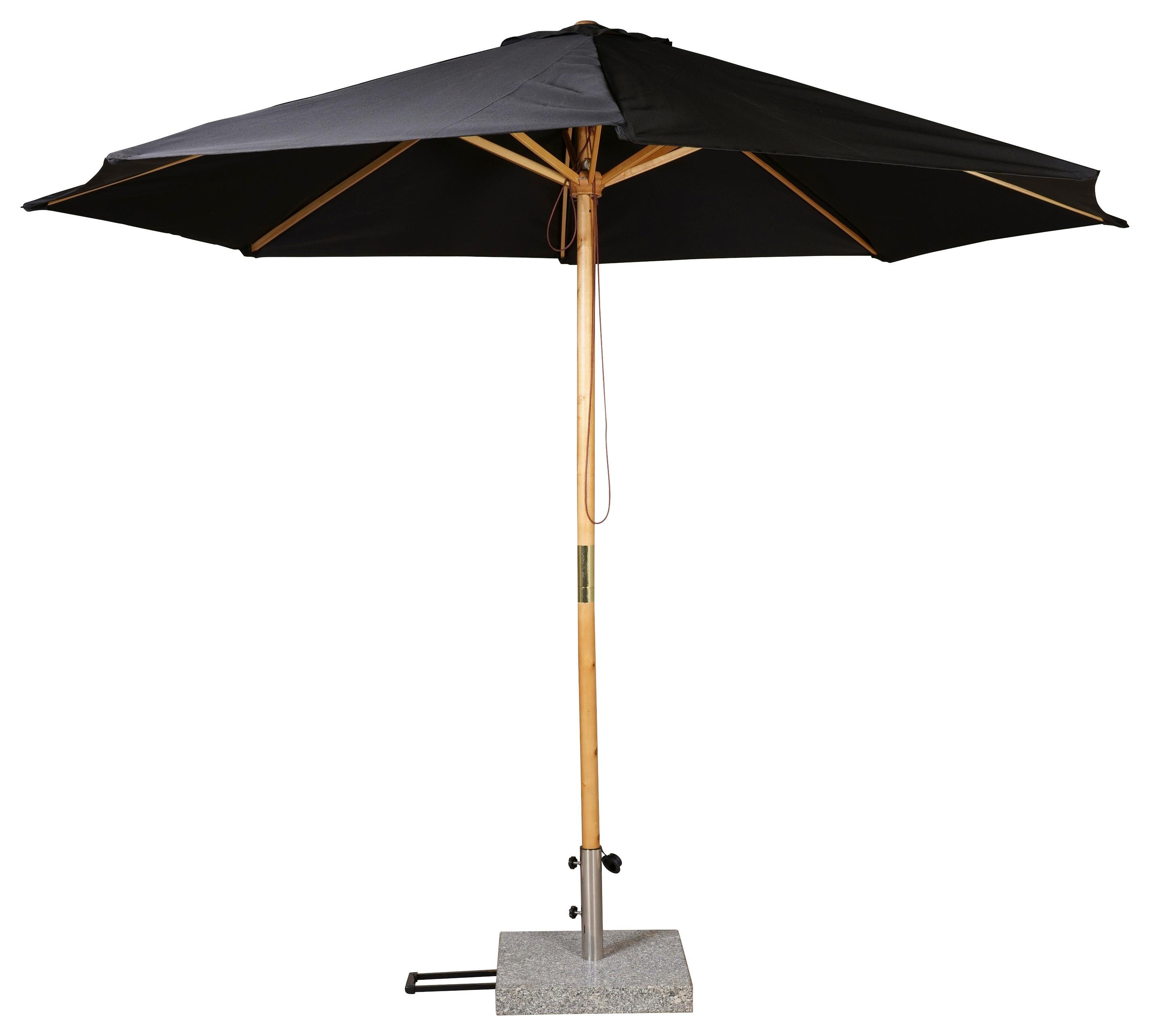 Sonnenschirm Ixos Bl: 300x244cm Schwarz