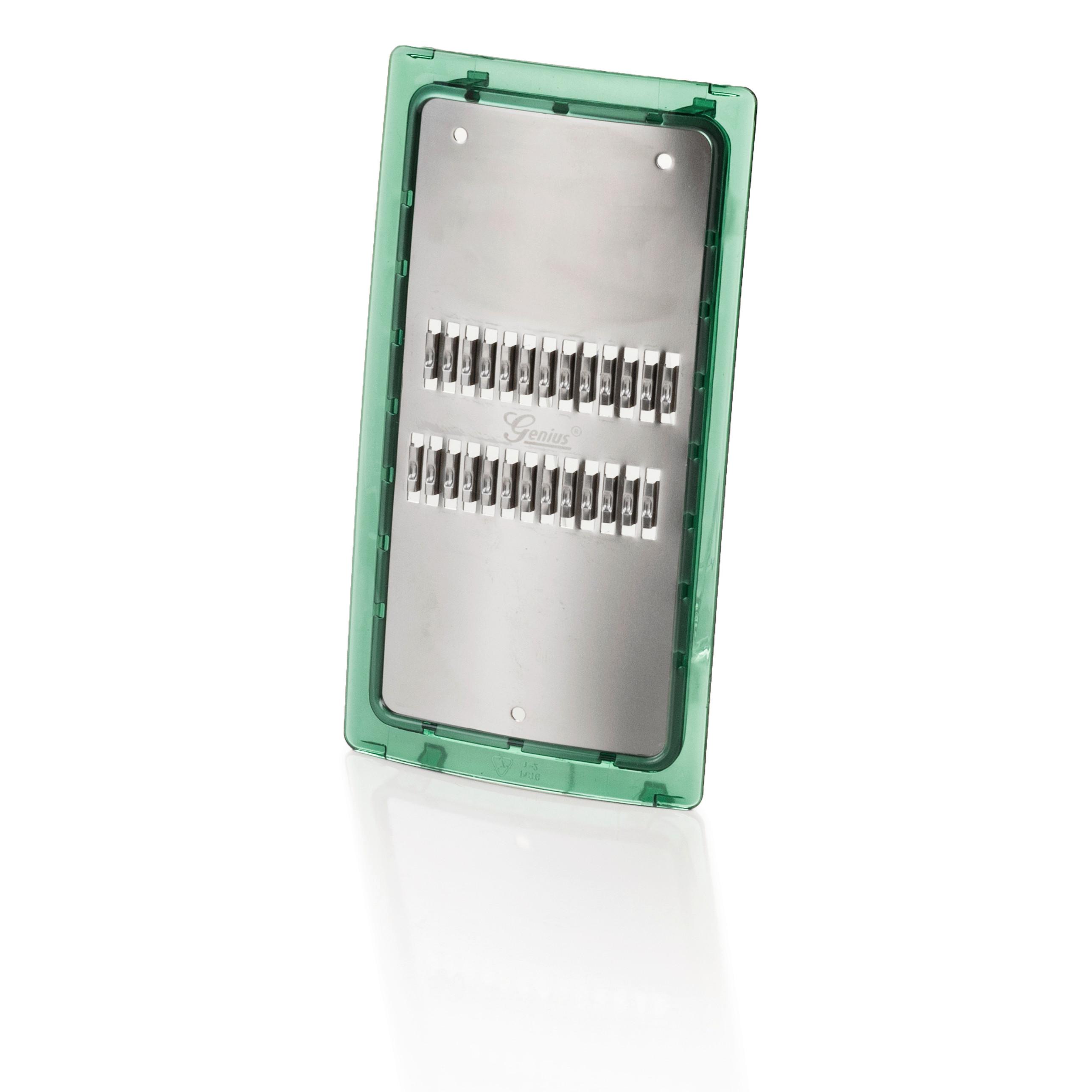 Küchenreibe Grob Nicer Dicer Chef Spülmaschinengeeignet - Grün, Basics, Kunststoff/Metall - Genius