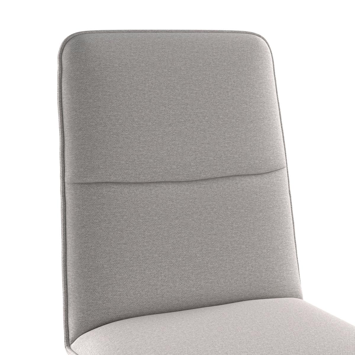 Vierfußstuhl Beluna Li Webstoff Hellgrau,b: 47cm - Eichefarben/Hellgrau, KONVENTIONELL, Holz/Textil (47/91/44cm) - James Wood