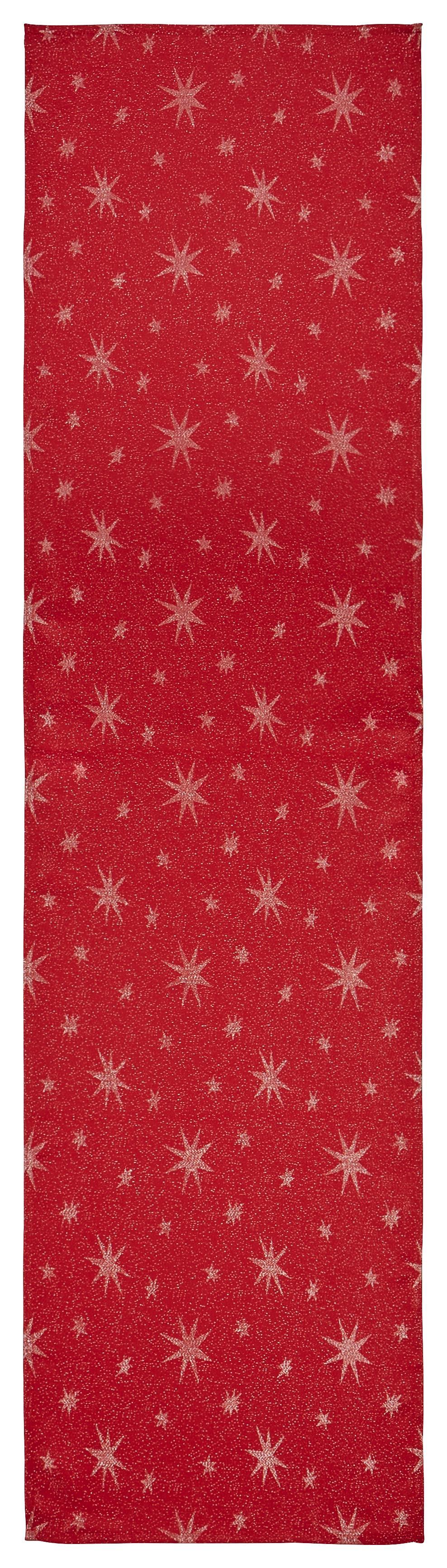 Asztali futó Oslo - Pezsgő/Piros, konvencionális, Textil (40/150cm) - Ombra