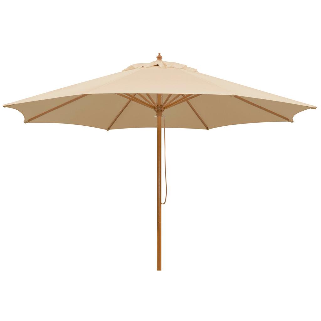 Sonnenschirm Malaga BHT: 300x257x300 cm Naturfarben
